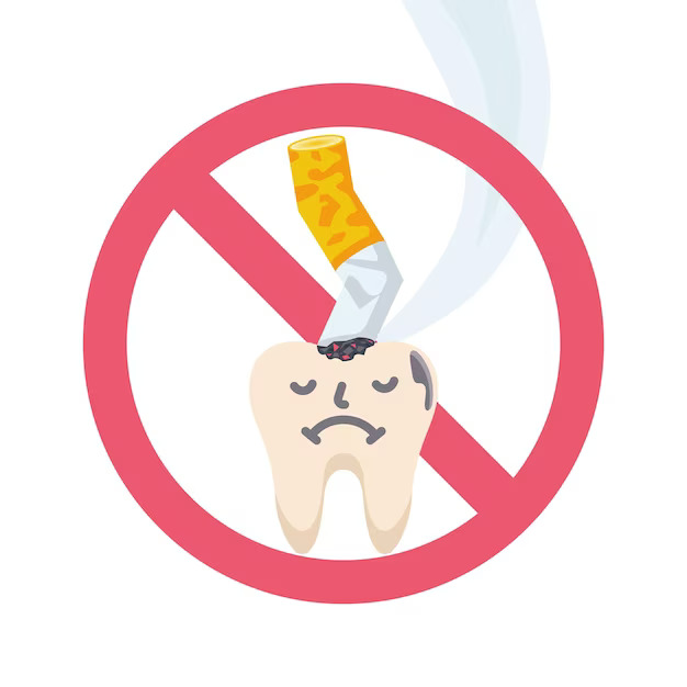 اثر سیگار بر سلامت دندان
